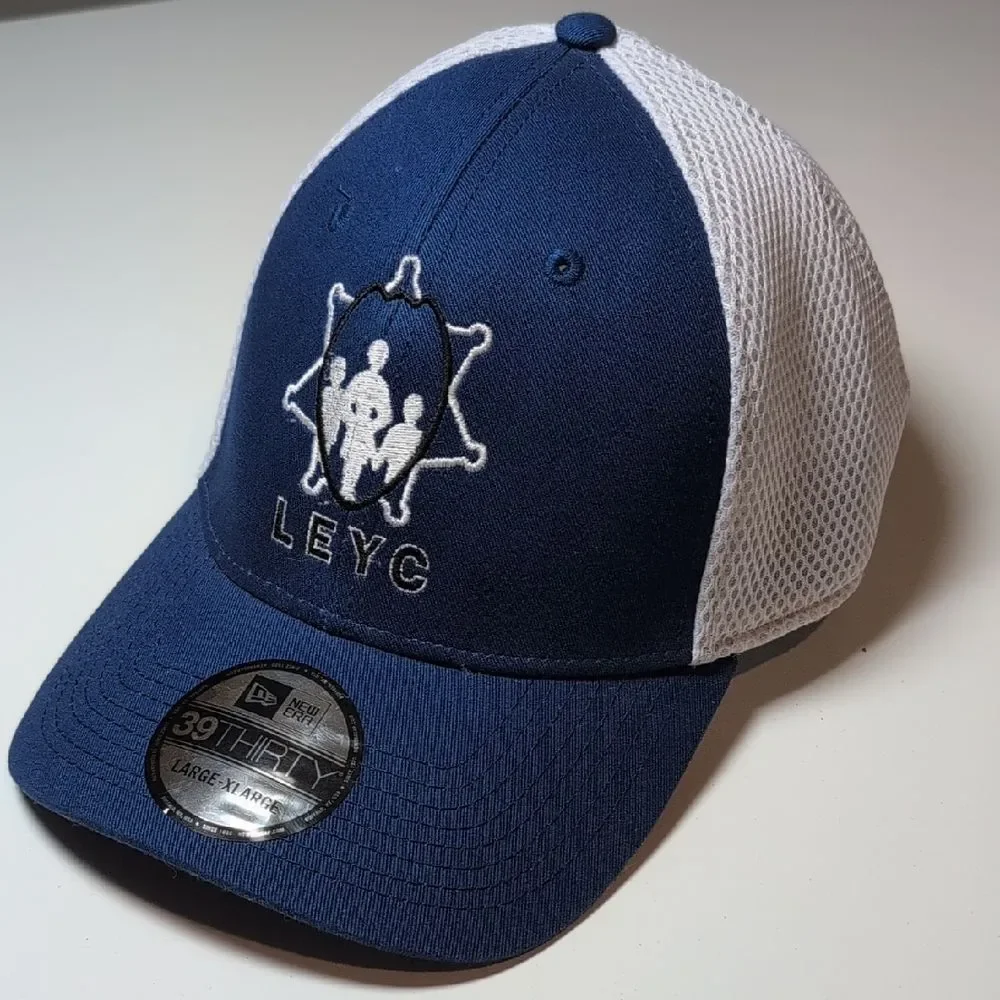 New Era Navy and White Mesh LEYC Cap